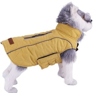 ThinkPet Dog Cold Weather Coats Windproof Reversible Winter Dog Jacket